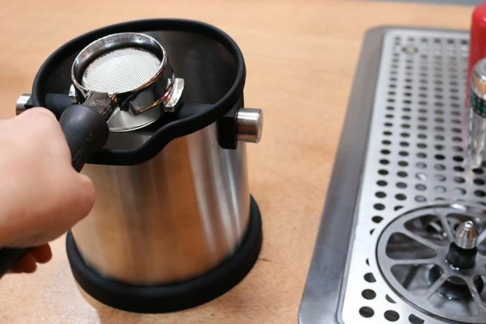 Knock Boxes Rhinowares Professional Stainless Steel Knock Box 6 Knock Boxes Rhinowares Professional Stainless Steel Knock Box - Image 4