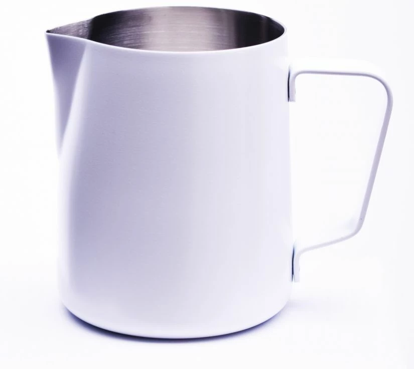 Milk Pitchers JoeFrex Powder Coated Milk Pitcher 590 Ml, White 3 Milk Pitchers JoeFrex Powder Coated Milk Pitcher 590 Ml, White