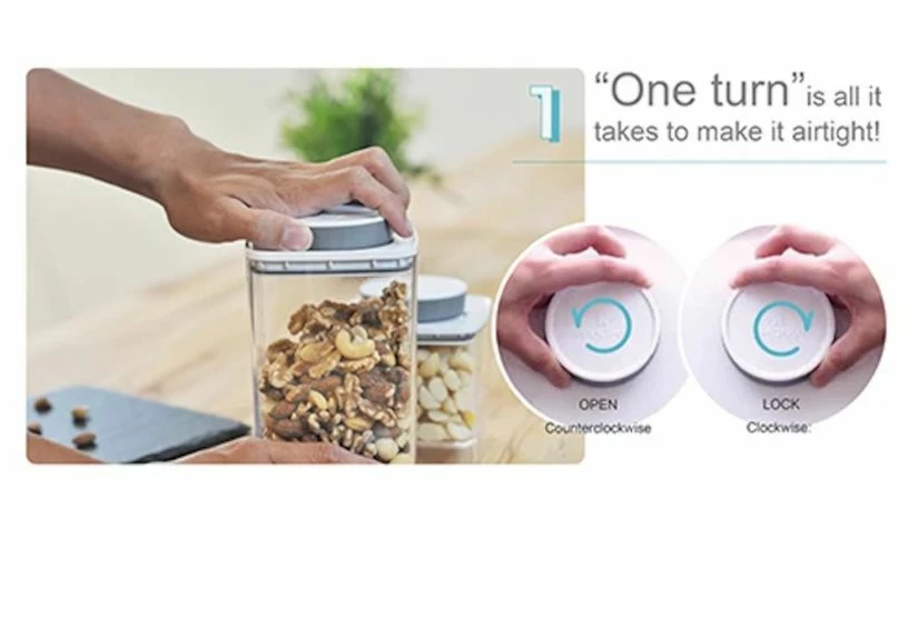 Coffee Storage Ankomn Everlock Turn&Lock Airtight Food Storage Container 1.5 L 6 Coffee Storage Ankomn Everlock Turn&Lock Airtight Food Storage Container 1.5 L - Image 4