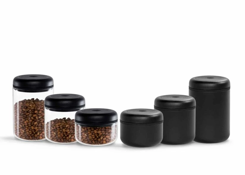 Coffee Storage Fellow Atmos Vacuum Canister For Coffee Beans, Matte Black Steel 4 Coffee Storage Fellow Atmos Vacuum Canister For Coffee Beans, Matte Black Steel - Image 2