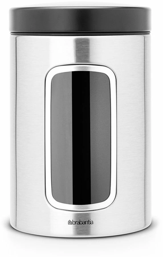 Brabantia Storage Canister With Window 1,4 Litres 3 Brabantia Storage Canister With Window 1,4 Litres