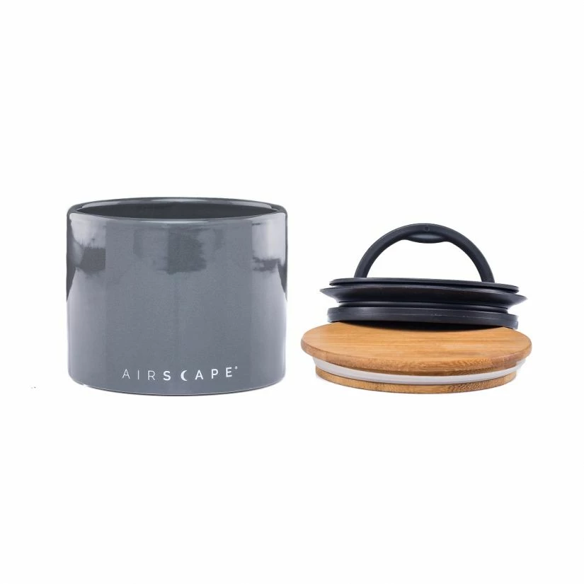 Coffee Storage Planetary Design Airscape® Ceramic Storage Canister, Slate 4 Coffee Storage Planetary Design Airscape® Ceramic Storage Canister, Slate - Image 2