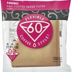 Filter Papers For Coffee Hario V60 Misarashi Size 02 Brown Coffee Paper Filters 100 Pcs