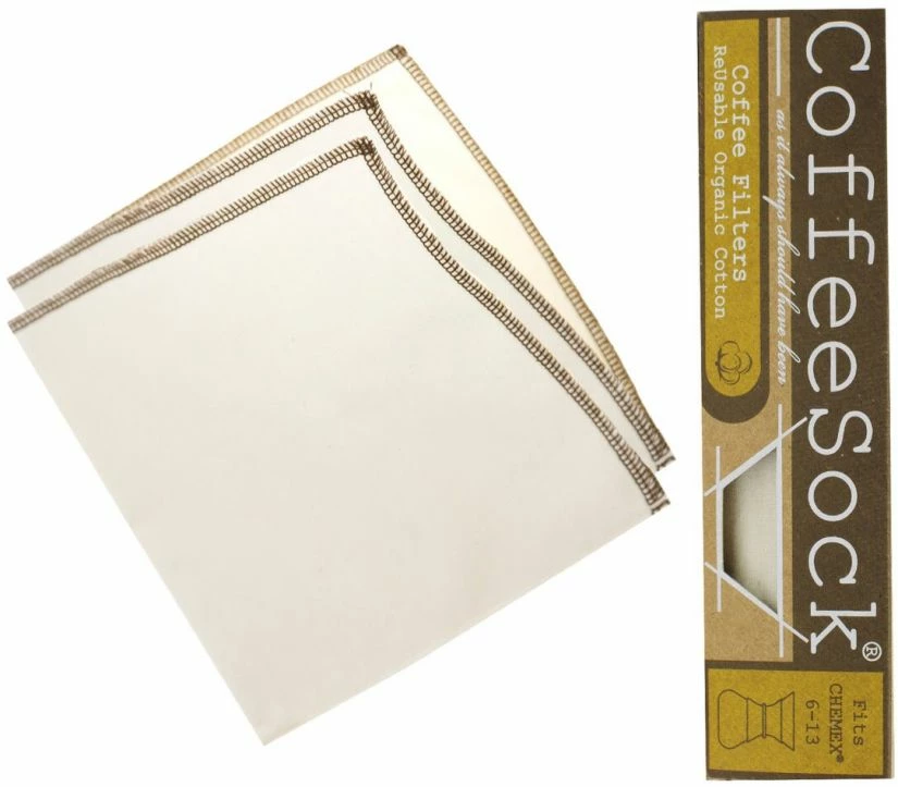 CoffeeSock Chemex® Style 6-13 Coffee Filter, 2 Pcs 3 CoffeeSock Chemex® Style 6-13 Coffee Filter, 2 Pcs