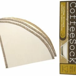 Filter Papers For Coffee CoffeeSock Hario® V60-02 Style Coffee Filter, 2 Pcs