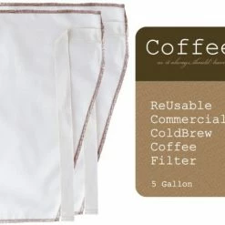 Cold Brew Coffee Makers CoffeeSock Commercial Cold Brew Filters 5 Gallon, 2 Pcs