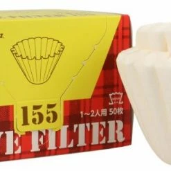 Filter Papers For Coffee Kalita Wave #155 White Filter Papers 50 Pcs