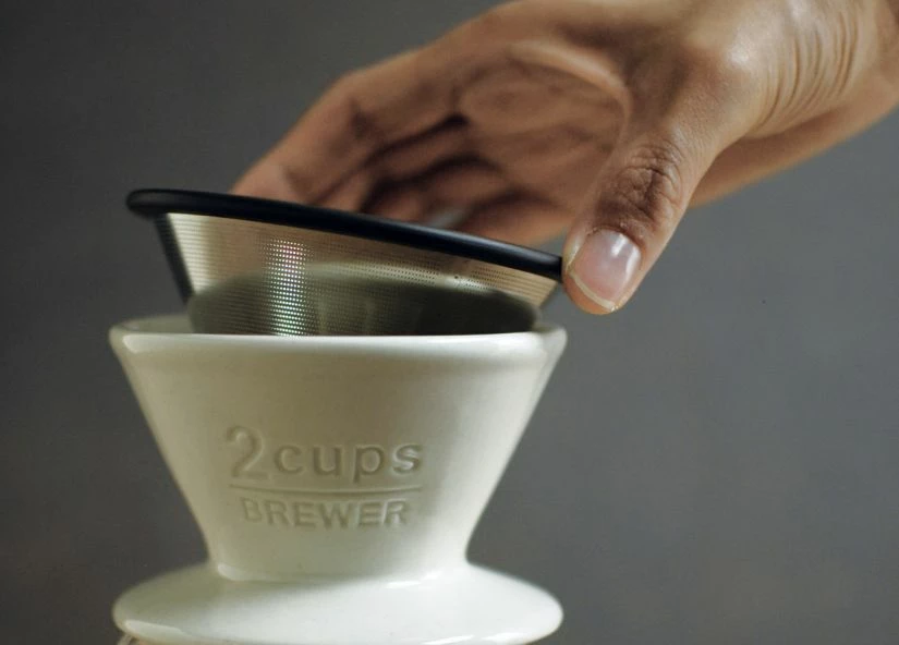 Filter Papers For Coffee Kinto SCS Stainless Filter 2 Cups 4 Filter Papers For Coffee Kinto SCS Stainless Filter 2 Cups - Image 2