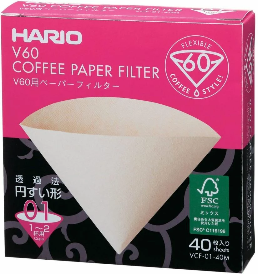 Filter Papers For Coffee Hario V60 Misarashi Size 01 Brown Coffee Paper Filters 3 Filter Papers For Coffee Hario V60 Misarashi Size 01 Brown Coffee Paper Filters
