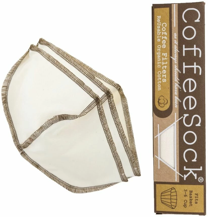Permanent Filters CoffeeSock Basket B1 3-6 Cup Coffee Filter, 2 Pcs 3 Permanent Filters CoffeeSock Basket B1 3-6 Cup Coffee Filter, 2 Pcs