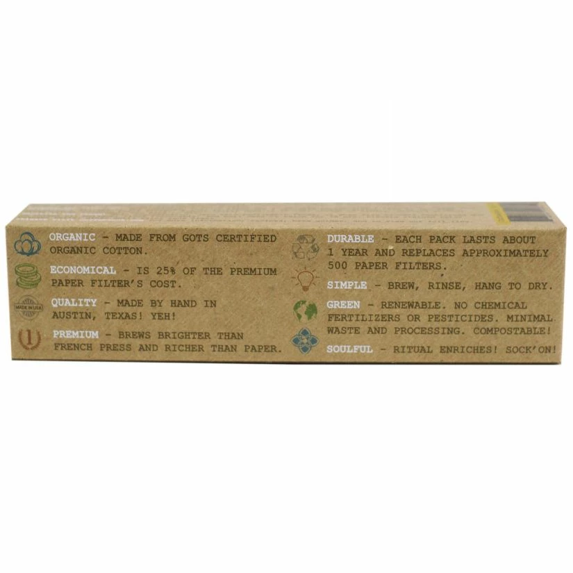 Permanent Filters CoffeeSock Drip #6 Cone Coffee Filters, 2 Pcs 8 Permanent Filters CoffeeSock Drip #6 Cone Coffee Filters, 2 Pcs - Image 6