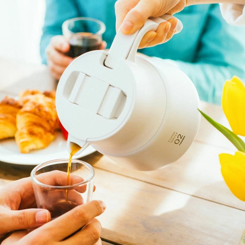 Vacuum Carafes Hario V60-02 Insulated Stainless Steel Server PLUS 600 Ml 7 Vacuum Carafes Hario V60-02 Insulated Stainless Steel Server PLUS 600 Ml - Image 5