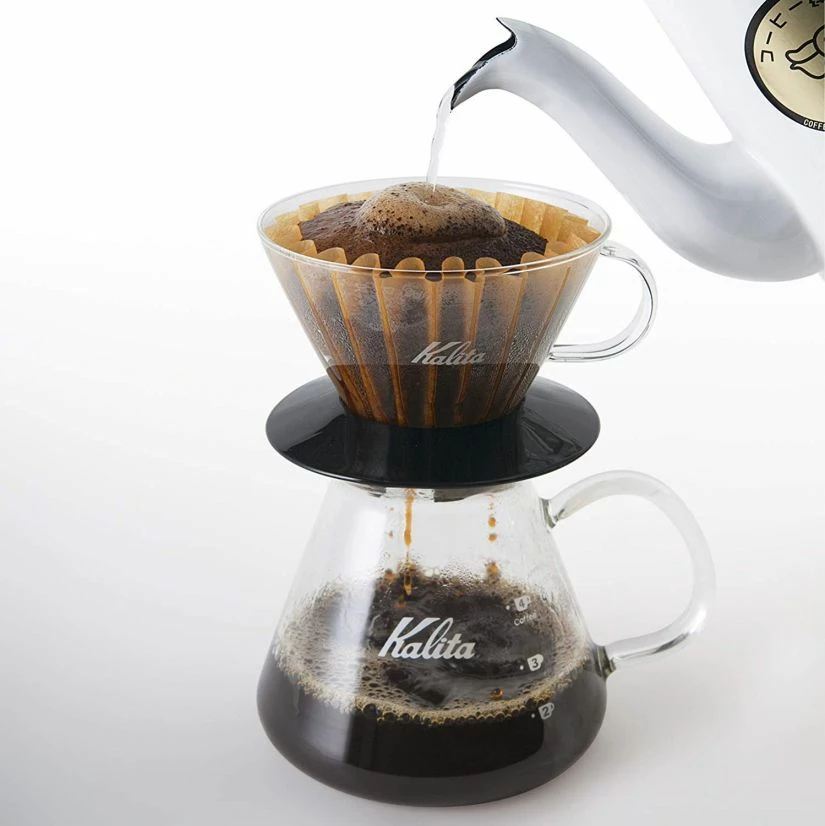 Coffee Servers Kalita Glass Server G With Glass Handle 4 Coffee Servers Kalita Glass Server G With Glass Handle - Image 2