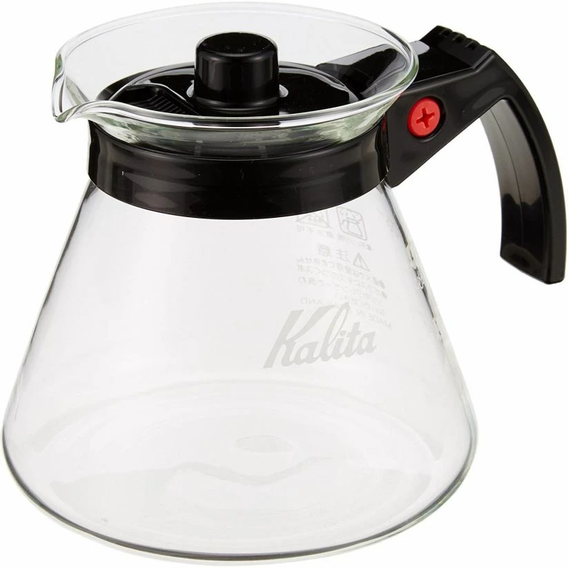 Coffee Servers Kalita Glass Server N With Black Handle 3 Coffee Servers Kalita Glass Server N With Black Handle