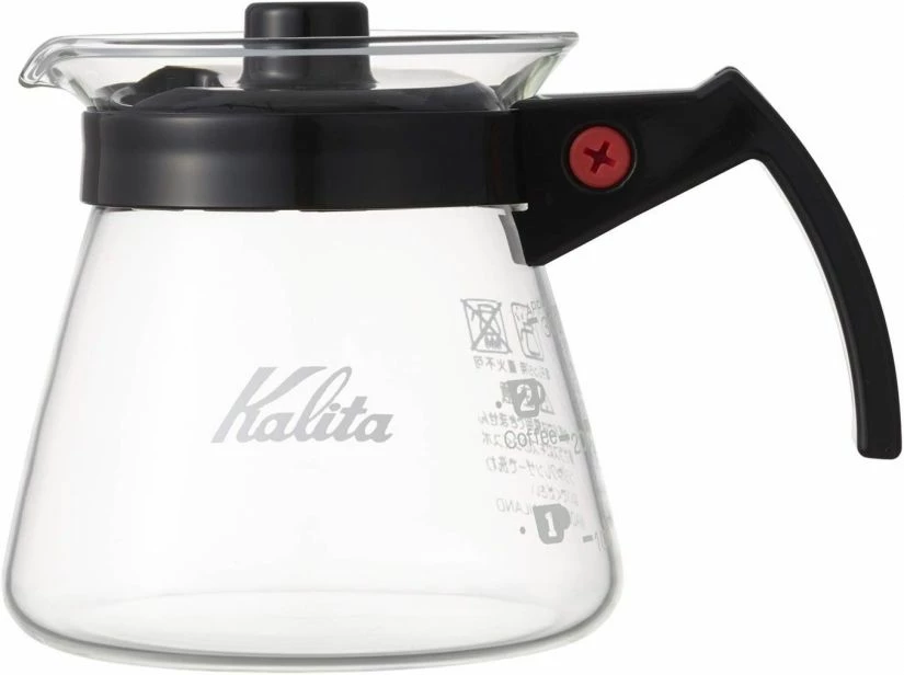 Coffee Servers Kalita Glass Server N With Black Handle 3 Coffee Servers Kalita Glass Server N With Black Handle